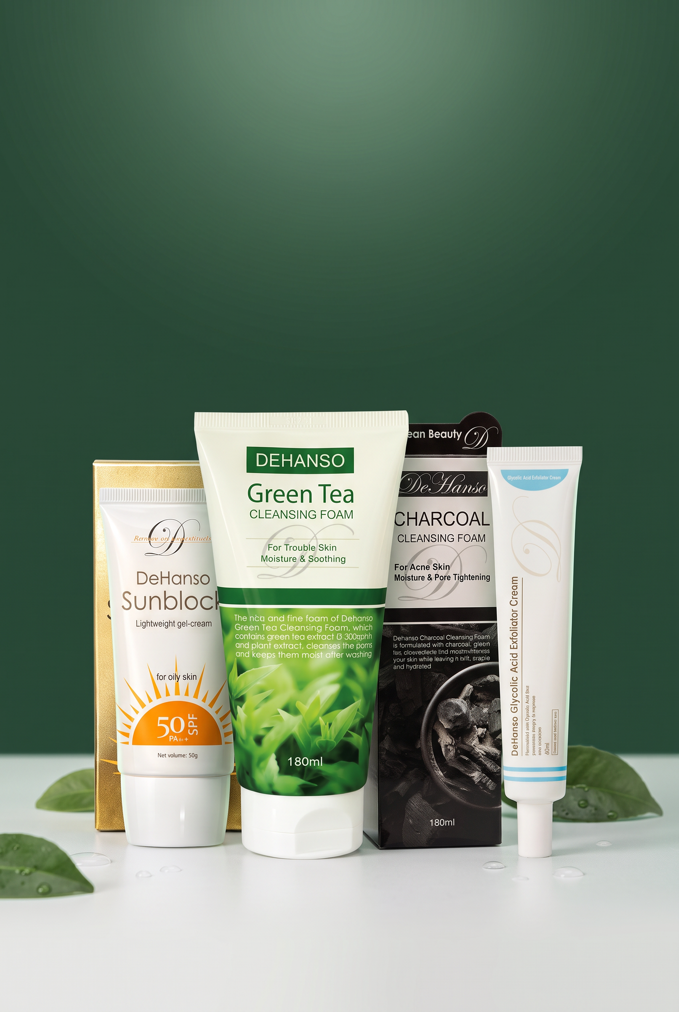DeHanso daily cleanse and sun cover mobile