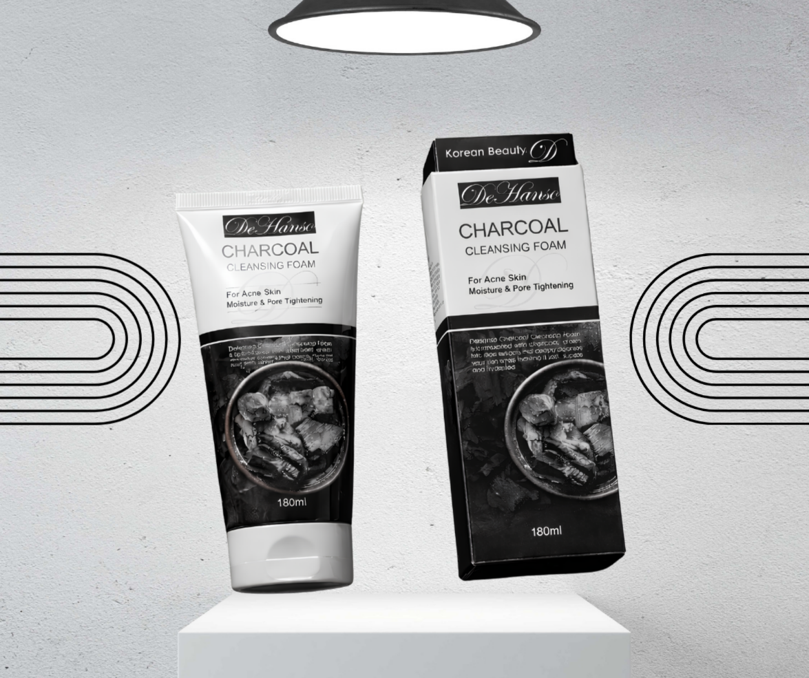 DeHanso Charcoal Foam Cleanser — Korean Deep Detox (180ml)