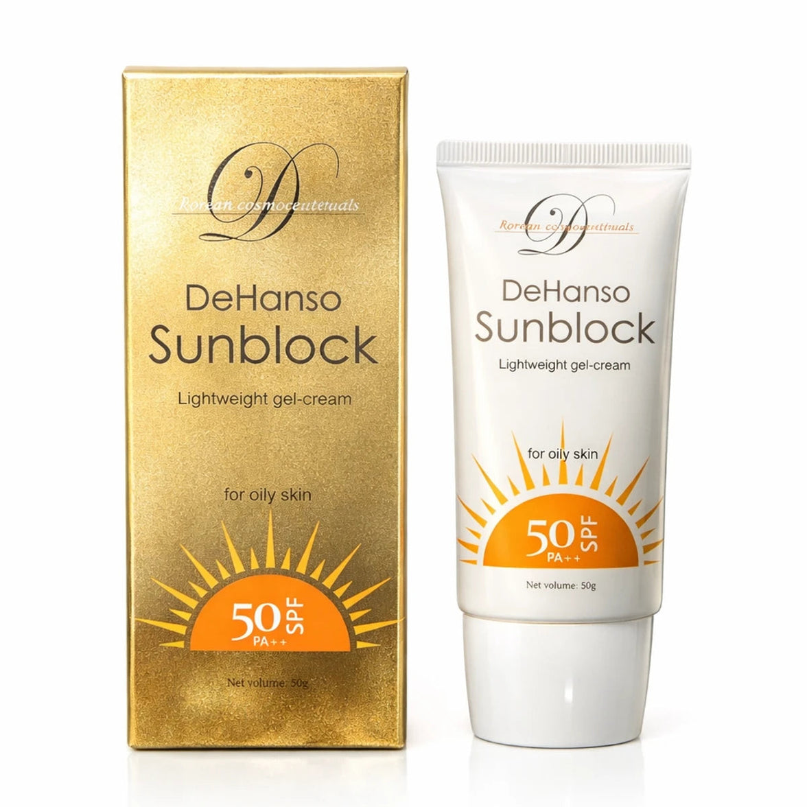 DeHanso Sunblock for Oily Skin SPF50 clean product shot