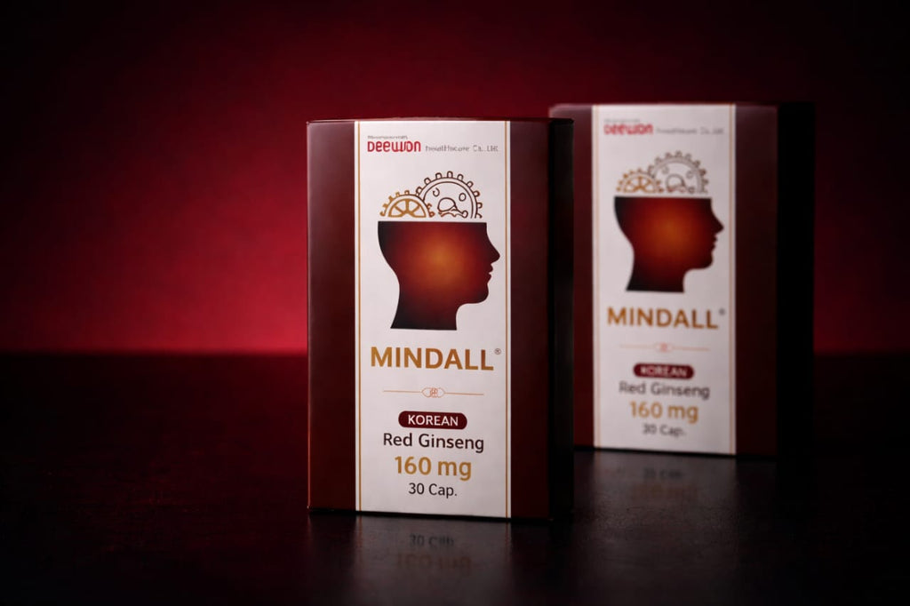 MINDALL Brain Supplement — packaging angle