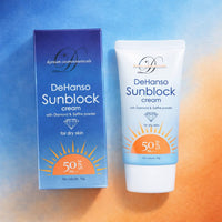 DeHanso Sunblock Dry Skin — product shot with SPF details
