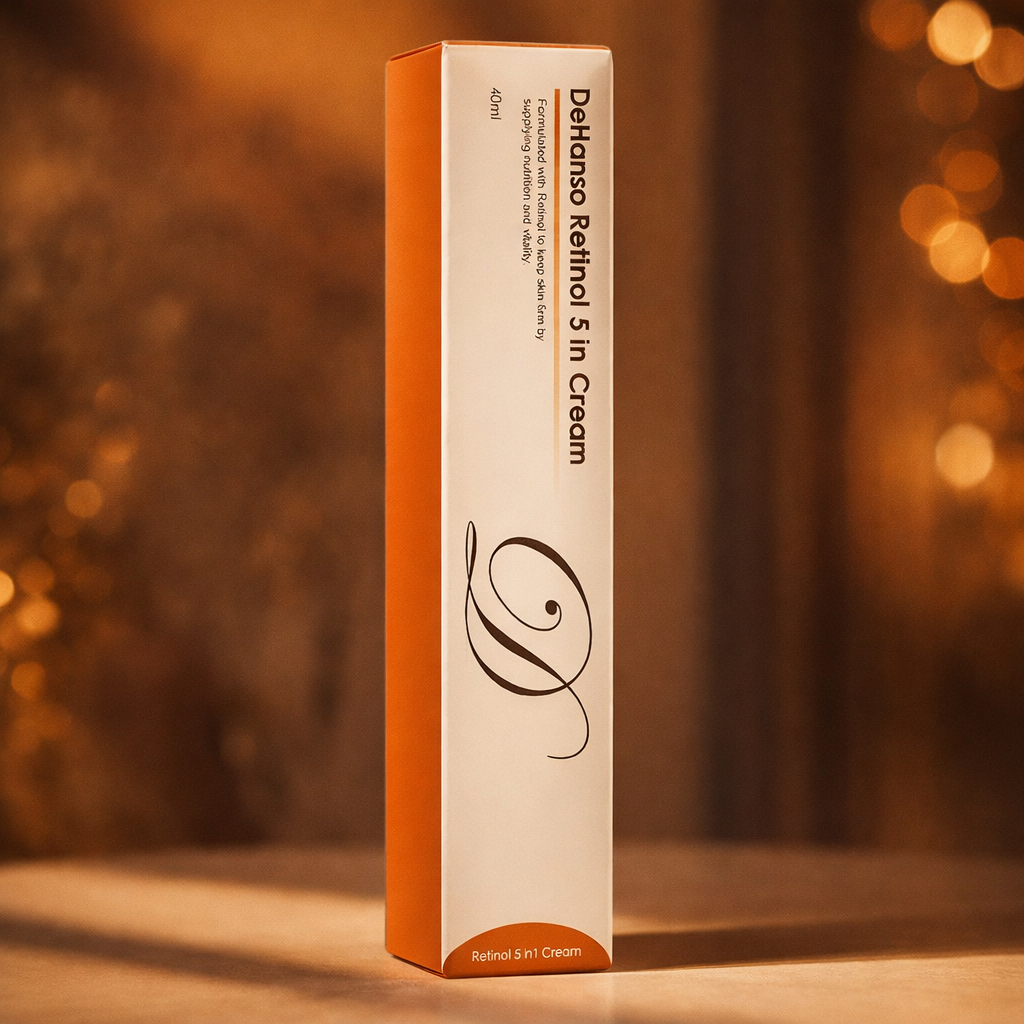 DeHanso Retinol 5-in-1 Cream — studio product photo