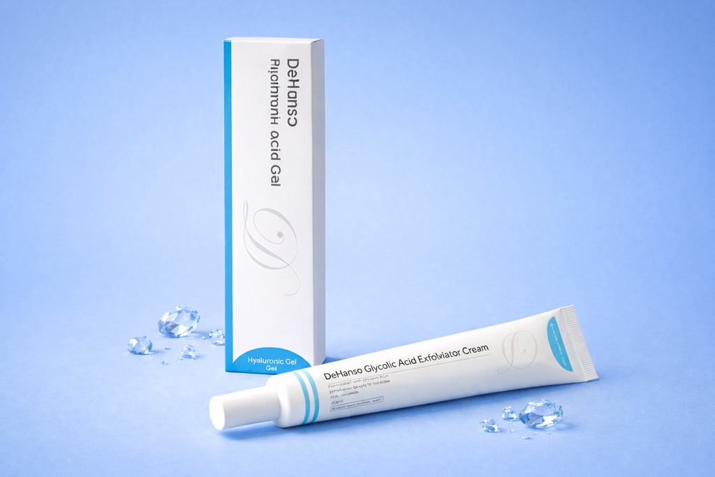 DeHanso Hyaluronic Acid Gel — packaging and texture