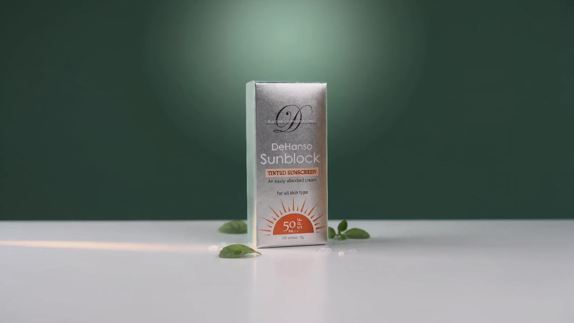 DeHanso Sunblock Tinted SPF50 product video