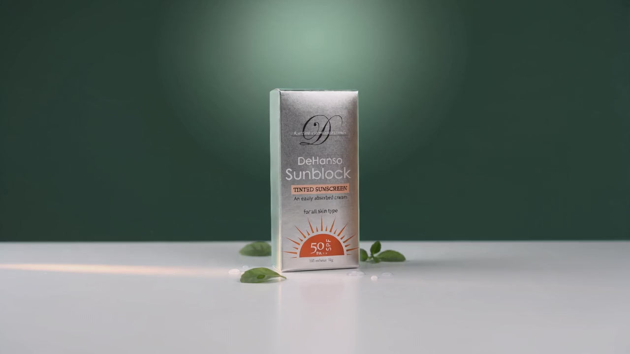 DeHanso Sunblock Tinted SPF50 product video