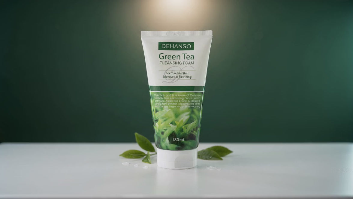DeHanso Green Tea Foam Cleanser product video