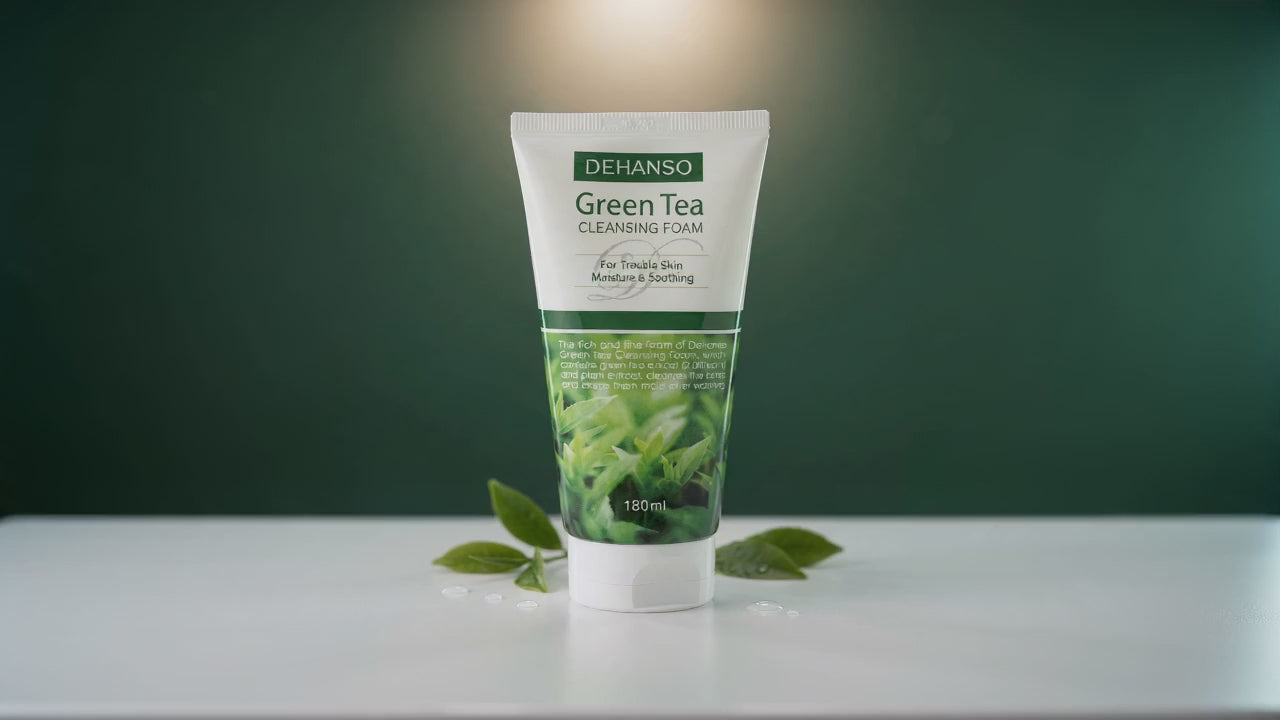 DeHanso Green Tea Foam Cleanser product video