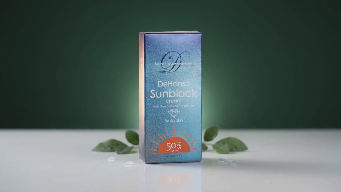 DeHanso Sunblock Dry Skin SPF50 product video